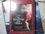 歌劇魅影phantom of the opera 2DVD  wide screen ed.美國買的