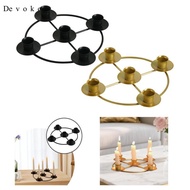 Devoko Advent Wreath  for Tapper Candles Decorative Dinner Candle Cup Iron Candlestick Advent Candle