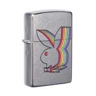 【ZIPPO官方旗艦店】花花公子-經典彩虹兔防風打火機 49343