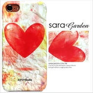 【Sara Garden】客製化 手機殼 蘋果 iPhone 6plus 6SPlus i6+ i6s+ 彩虹愛心皺褶紙 保護殼 硬殼