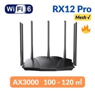 Tenda | Tenda AX3000 Wifi 6 Mesh Gigabit Router 2.4G 5GHz Dual-Band RX12 Pro V2.0 WIFI6 Wireless Sig