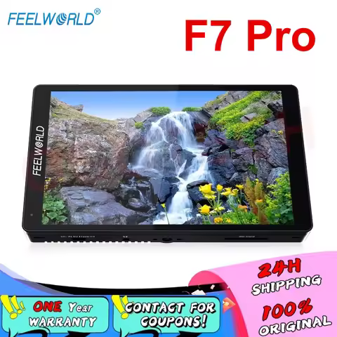 FEELWORLD F7 Pro 4K Monitor 7 Inch on Camera DSLR Field Monitor 3D LUT Touch Screen IPS HDR 50/60Hz