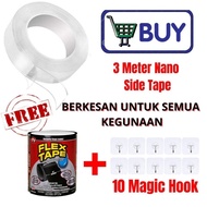 [HOT ITEM]NANO DOUBLE SIDE TAPE-STATIONERY-TOOLS-PELEKAT SERBAGUNA KUAT-GAM KUAT