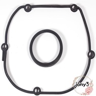 JONY 1Set Engine, 06H103483C black Timing Chain Cover, car assessories parts gasket replacement for 