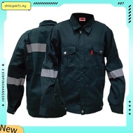 TK 100% COTTON TEBAL MEN'S SAFETY WORKING JACKET TEBAL / WORKING JACKET / BAJU KERJA TEBAL LELAKI 36
