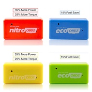 กล่อง OBD2 Nitro EcoOBD2ปรับจูนชิป ECU ปลั๊ก &amp; ไดรเวอร์ NitroOBD2 OBD2สิ่งแวดล้อมสำหรับรถยนต์15% เชื้อเพลิงประหยัดพลังงานมากขึ้น