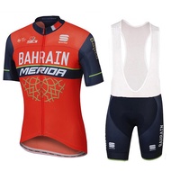 Merida Bahrain Cycling short sleeve Jersey bib