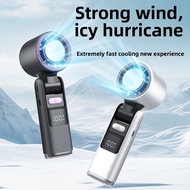 6000MAH mini fan kipas angin portable cooling fan rechargeable fan turbo fan Strong Wind Adjustable 