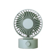 Muji Same Style New Product Quiet Fan Desktop Mini usb Fan 13.3cm Small Fan Macaron Charging Small Fan