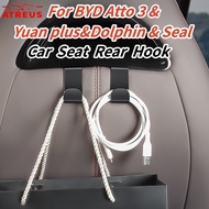 1/2 Pcs BYD Car Hanger Hooks in the Car Car Back Seat Organizers Seat Rear Hooks For BYD Atto 3 Yuan