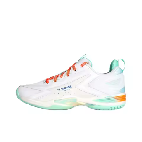 VICTOR A970NitroLite PU, Mesh Slip Resistant Abrasion Resistant Low top Badminton Shoes Unisex White