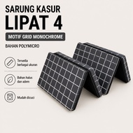 15cm Thick Zippered 4-Fold Mattress Cover || Smooth & Cool