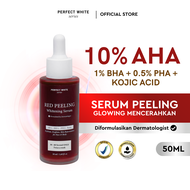 PERFECT WHITE Red Peeling Whitening Serum 50ml with AHA BHA PHA Kojic Acid for Face and Body | Eksfo