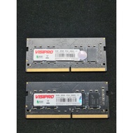 Visipro 16GB (8x2) DDR4 3200MHz SODIMM Laptop RAM