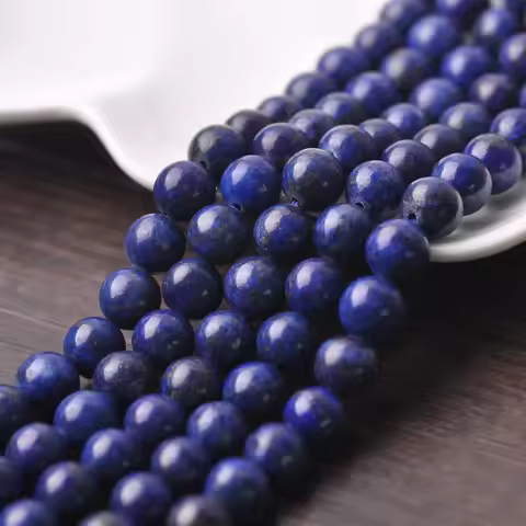 4mm 6mm 8mm 10mm 12mm 14mm Round Natural Lapis Lazuli Stone Loose Beads Lot For Jewelry Making DIY C
