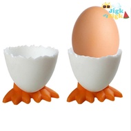 JIGK 1/2/4Pcs Kitchen Supplies Creative Accessories Cute Eggs Container