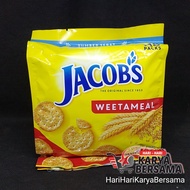 MAKANAN RINGAN BISKUIT JACOBS WEETAMEAL NUTRITIOUS WHEAT CRACKERS BISKUIT GANDUM 502GR