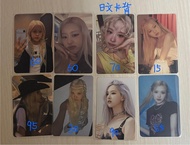 出blackpink小卡Rosé小卡Rose小卡Rosie 小卡