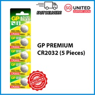 [SG] Original GP PREMIUM CR2032 3V Button Cell Battery CR 2032