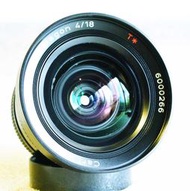 【悠悠山河】收藏級 超廣之王 德製 Contax Carl Zeiss T* 18mm F4 MMG 無刮無霉無霧無塵