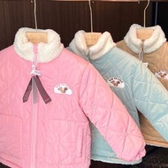 男女童New balance雙面穿羊羔絨棉外套