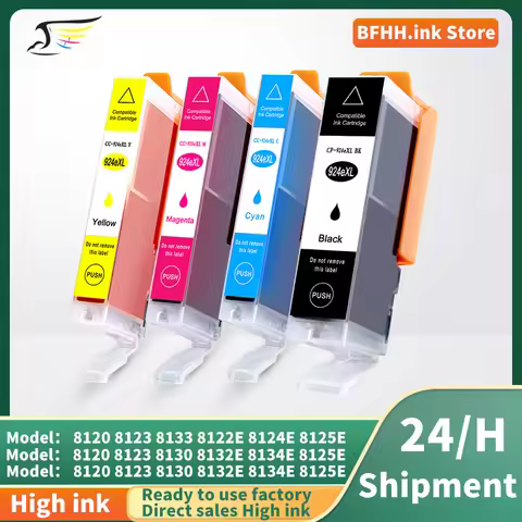 924e For hp 924 923 925 ink Cartridges for HP 924 XL For HP Officejet Pro 8120 8123 8133 8122E 8124E