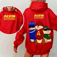 Alvin And The Chipmunks Sat Series Patterned Hoodie Mens And Longsleeved Pulloverhome Wearcomfortabl