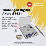 Timbangan Digital Akurasi 0.001 gram Miligram 0.001g Emas Gold mg PS31