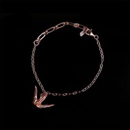 摺紙鳥手鍊 99.9 純銀 18k 鍍金 玫瑰金