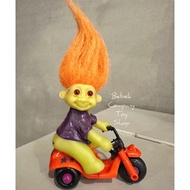 美國古董玩具 🇺🇸稀有 VTG troll trolls 萬聖節 殭屍 科學怪人 醜娃 幸運小子 巨魔娃娃 玩具 腳踏車