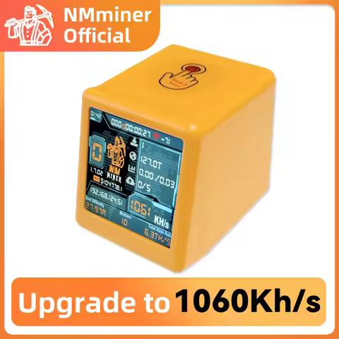 Nerdminer V2 NM Smart TV ESP32 BTC SOLO Lottery Miner Lower Power Consumption Hashrate Reach 1060 KH