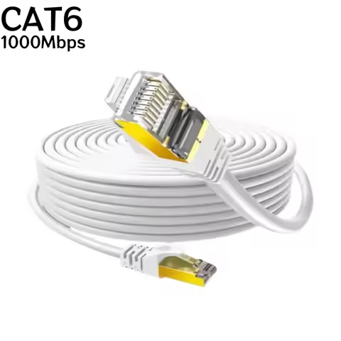 0.5/1/2/3/5/10/15/20/25/30/50M CAT6 Ethernet Cable Network Cable Patch Cord Black RJ45 for PC Laptop