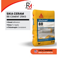 SIKA CERAM 88 Cement Gum For Laying Tiles Adhasive 25KG Gam Simen Lantai Simen Mozek Gam Mozek 瓷砖水泥