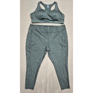 (B4196) Sports spandex workout set (Bigsize/ 4X) - Liquidation