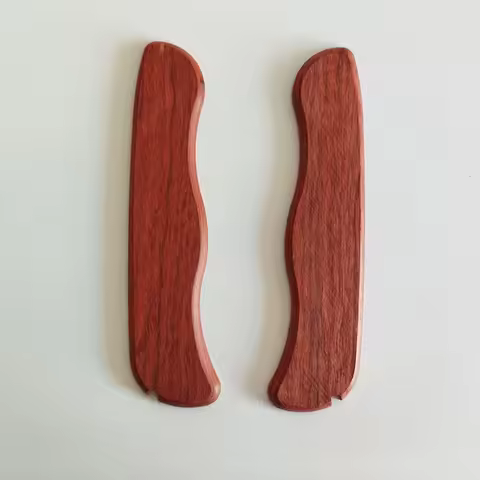 Custom Natural Solid Wood Grip Handle Scales for 111MM Victorinox Swiss Army 0.8461.MW4DE Swiss Sold