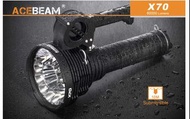 Acebeam X70  6萬流明怪獸強光電筒