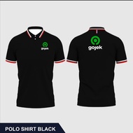 Polo Shirt Tshirt Distro Collar Shirt Gojek polos custom T-Shirt men women cool words adult children