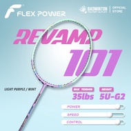 FLEX POWER Revamp 101 Badminton Racket | Exclusive Model | 5UG2 | Max Tension 35lbs | Raket