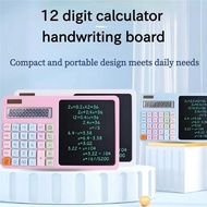 Calculator with LCD Writing Board College Middle School Primary School Students Handwriting Board Vo