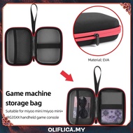 [Oliflica.my] EVA Game Console Storage Bag Waterproof Travel Carry Bags for Miyoo Mini/RG35XX