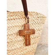 Mini Abide Cross: Grace Upon Grace & Victorious Warrior for Decorations