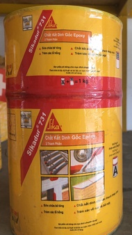 Chất kết nối thép và bê tông - Sika Dur 731 - gốc nhựa epoxy 2 thành phần (1kg)