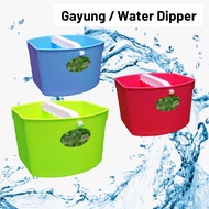 Rectangular Water Dipper Water Ladle Bathroom Gayung Mandi Gayung Plastik Cebok Mandi Dipper Bucket 