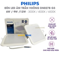 Philips DN027B G3 Square LED ceiling light - Optimal energy saving, long lasting life