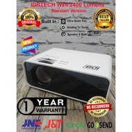 Proyektor LED 2400 Lumens TV MINI Projector 2400 Lumens + Tv TUNER Projektor Tv Multimedia Garansi S