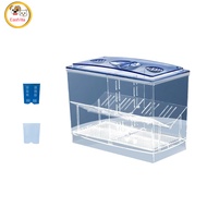 Clear Acrylic Mini Fish Tank With Detachable Divided Compartments Beta Fish Tanks Fish Bowl For Fish