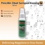 Pinicillin Spray 120 ml - Obat Luka Semprot Hewan Kudix Gatal Koreng