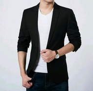 jaket formal hitam pria jaket semi jas / jas formal kantor jaket BOSS