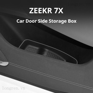 Applicable for ZEEKR 7X door groove storage box, in-car storage products, car silicone wireless mat,