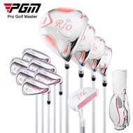 11GOLF ชุดไม้กอล์ฟ + ถุงกอล์ฟ + Head Cover หัวไม้ ผู้หญิง PGM LTG038 WOMENS GOLF CLUBS SET RIO III